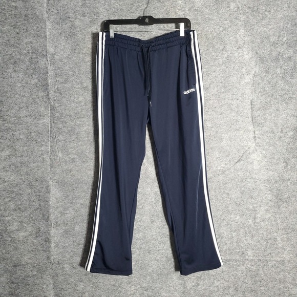 adidas Other - Adidas Track Pants Mens XL Navy Blue 3 Stripe Athletic Drawstring Training Pro X